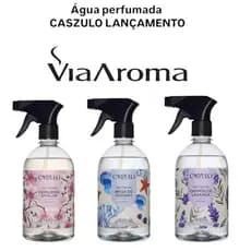 Água Perfumada de 500ml  Via Aroma Spray Para Tecido Roupas e Lençóis ENVIO IMEDIATO