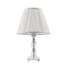 Abajur Cristal Bivolt 35cm Mesa Quarto Sala