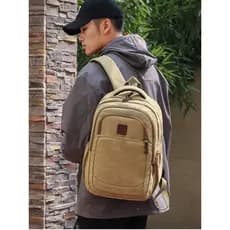 Mochila Lona Moda Para NoteBook Escolar Para Estudantes Universitário filler Unissex