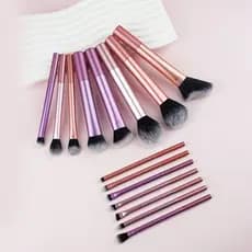 Conjunto de Escova De Maquiagem Profissional  7/8/12/14 Peças Alta Qualidade Criar Base