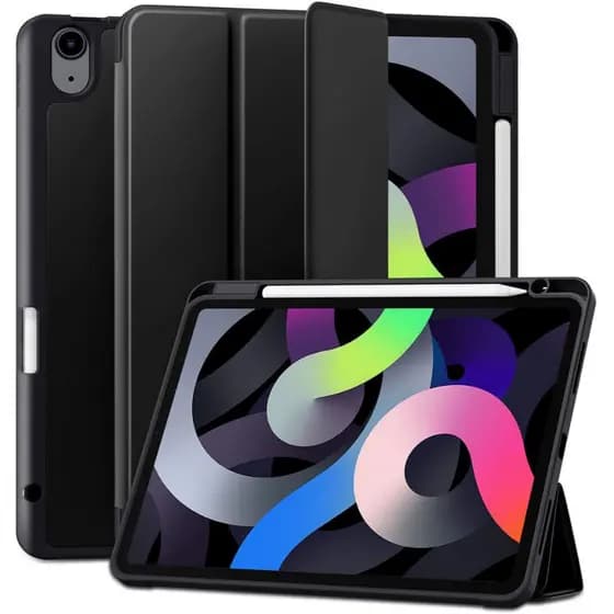 Capa Com Compartimento Para Caneta E Capa Dobrável Para Ipad 11ª/10ª/9ª/8ª/7ªgeração/Air11/Air6/Air5/Air4/Air3