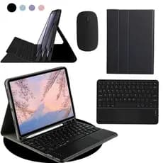 Capa Magnética para Xiaomi Redmi Pad SE /Pad 2 11"  Com teclado touchpad ABNT2 + mouse sem fio Com Porta Caneta+Ç