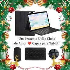 Capa Para Xiaomi Redmi Pad Se /Pad 2 11" Com Magnético Teclado Bluetooth Abnt2 E Mouse Sem Fio e Porta Caneta+Ç