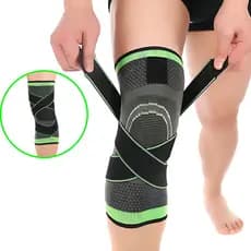 Joelheira De Compressão Ortopedica Ajustável Proteção Fitnes Okay
