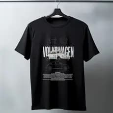 Camisa Unissex Volkswagen Fusca | Estilo Retrô | 100% Algodão | Estampa DTF HD |