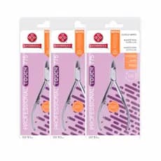 KIT 3 ALICATES CUTÍCULA 775 PROFESSIONAL TOUCH INOX