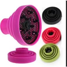 Difusor de Cachos Definidor em Silicone Retrátil com Boca Flexível Profissional