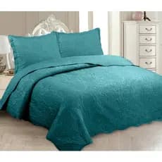 Kit Colcha Matelada 280x260 Cm King 3pç Jazmini Cobre Leito Bouti Quarto Casal Cama King Gigante Kit Jogo de Cama Coxa