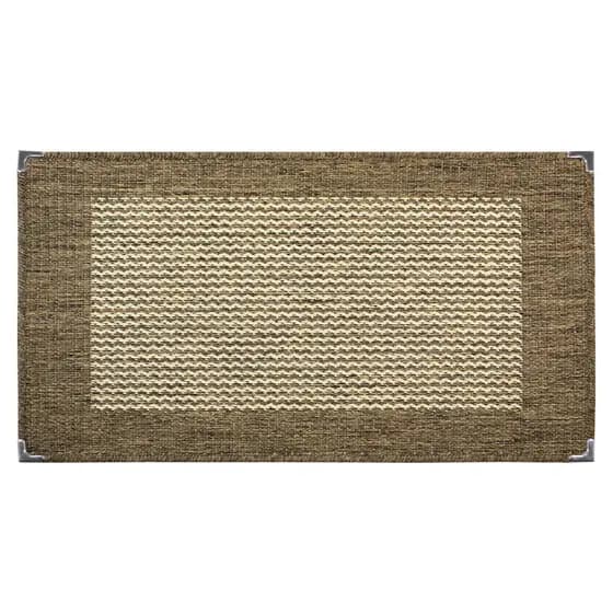 Tapete Sisal Lancer Porta Beira De Cama 50cmx80cm Capacho Sislle Antiderrapante Sala Quarto Entrada Decorativo 80x50