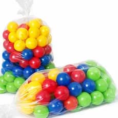 Bolinhas Piscina Infantil 100 Unidades Coloridas 76mm Brinquedo Criança - Não Amassam