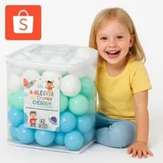 Bolinhas Para Piscina Baby Nuvem - Super Ressistentes Não Amassam