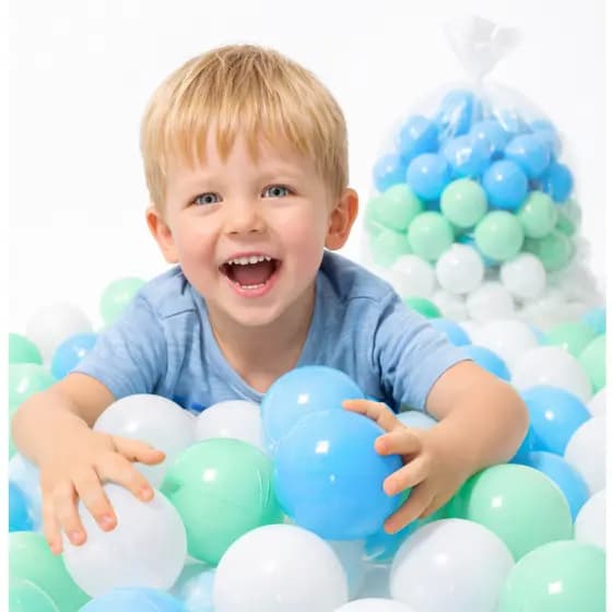 Bolinhas Piscina Infantil Premium 76mm | Kit até 200 Unidades | Coloridas Não Amassa