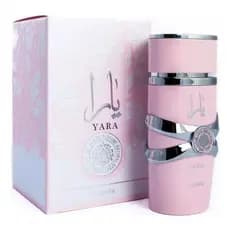 Perfume Yara Lattafa Árabe 100ml Feminino Embalagem de vidro