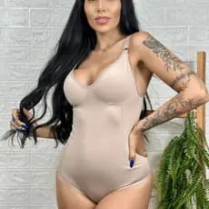 Body Modelador Feminino Alta Compressão Disfarça Barriga Afina Cintura e Valoriza Curvas