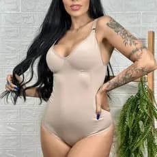 body feminino modelador cinta Body Modelador sem Bojo