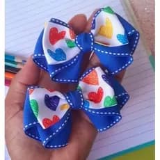 Parzinho de laco escolar/laco escolar/laco volta as aulas/parzinho de lacos