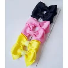kit meus primeiros lacinhos/lacinhos de menina/laco gravatinha/laco pequeno/lacinho