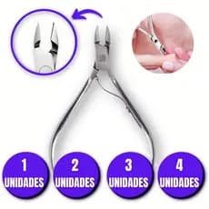 1 2 3 ou 4 Alicate de Cuticula Aço Inox Amolado Unha Preciso Profissional