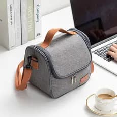 Bolsa Térmica Com Alça Lanche Bebida Lancheira Portátil