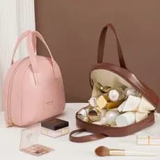Bolsa Necessaire Feminina Grande Capacidade Organizador De Maquiagem Para Viagem