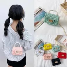 Bolsa Bloguerinha Transversal Perola Infantil