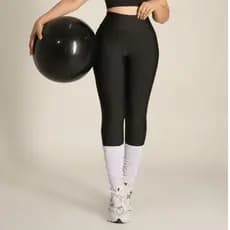 Calça Cintura alta Casual Fitness Feminina Zero Transparencia