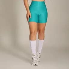 Short Feminio Legging Esportiva Cintura Alta  Esportivas Zero Transparencia Tecido Grosso