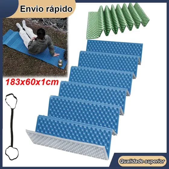 Isolante Termico Camping Colchão Camping Insulation Mat Revestida de À Prova D’Água e Dobrável Tapete de Umidade