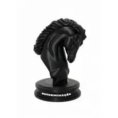 ESTÁTUA CAVALO DETERMINAÇÃO E FOCO Símbolo de Força, Sucesso Decoração Luxo para Escritório Busto