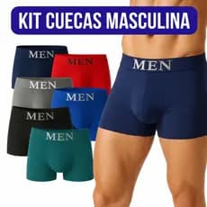 Kit Com 20 ou 10/5 Cuecas Boxers Premium Masculina Adulto de Microfibra Conforto Uso Diário Sortida