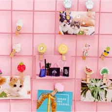 Mini Prendedores Madeira Decorado kit com 10