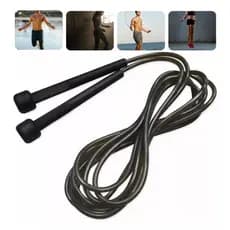 Cordas De Pular Pvc Ajustável Fitness Cor Preto