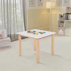 Mesa Infantil Colorê p/ Crianças Escolas Brinquedoteca Tampo MDF Pés Madeira Pinus