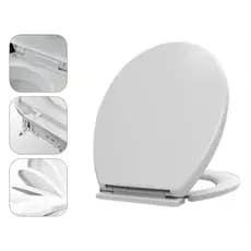 Assento Sanitário Tampa de Privada Vaso Inowar 38,5 x 42.5 cm Universal Compatível Diversas Marcas