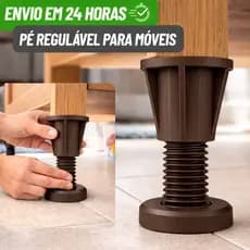 Pé Calço Regulável Para Móveis Armário De Cozinha Resistente A Agua Reforçado Estante Móvel