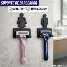 Kit Suporte Para Lamina De Barbear Gillette Gilete Prestobarba Masculino e Feminino