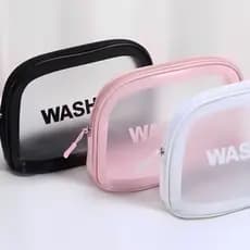 Nécessaire Maquiagem Feminina Transparente a prova d' água Remédios isabella