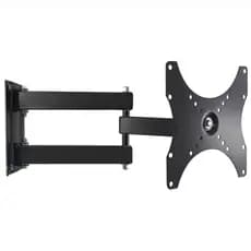 Suporte De Tv Tri Articulado 28 A 43 Pol Com Engate Rápido Ultra Longo & Suporte Receptor Conversor Digital - SPT08ADVD