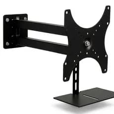 Kit Suporte para TV LCD LED BiArticulado Com Engate Rápido até 42" 200x200 & Suporte para Receptor Conversor - 7B2DVD