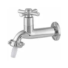 Torneira Para Jardim Ou Lavanderia 1031 Com Bico De 3/4 Na Cor Cromado C31