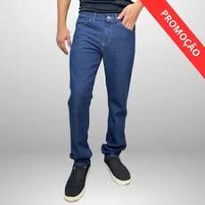 Calça Jeans Masculina Tradicional Para Trabalho ou Passeio 100% Algodão