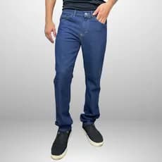 Calça Masculina Jeans Tradicional Promoção Barata para Trabalho Resistente
