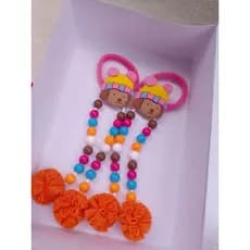 Xuxinhas com tererê, prendedor de cabelo infantil, colorido e divertido, xuxinhas divertidas.