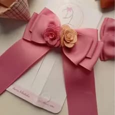Laço Com cauda outono inverno, presilhas infantis, laço grande para menina