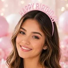 Tiara para Aniversário Happy Birthday