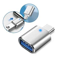 Adaptador USB fêmea para macho tipo C  3.0 -Conector