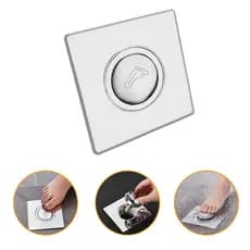 Ralo Inteligente Inox Pop-up 9.5x9.5cm - Antiodor, Fácil Instalação com Adesivo