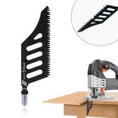 Lâmina para Tico-Tico T-Shank 79mm | Corte em Madeira, MDF e Compensado | Aço SK5 (16g) – Profissional
