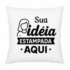Almofada Decorativa Personalizada Foto com Enchimento Antialérgico Diversos Tamanhos