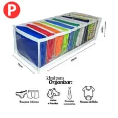 Colmeia Organizadora P - Branco Organizador de gavetas -10 divisórias Organizadores de Guarda-Roupas PROMOÇÃO
